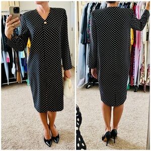 Vintage 80’s/90’s Polka Dot Shirt Dress